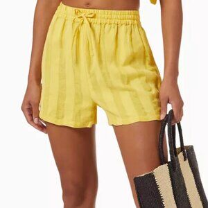 Solid & Striped The Charlie Shorts in Linen Blend Striped S